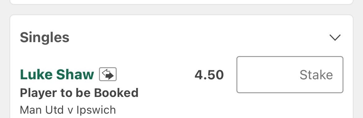 TheCardSkipper's tweet photo. 🏴󠁧󠁢󠁥󠁮󠁧󠁿 Manchester United v Ipswich 

Shaw @ 4.50 (365
Nunez @ 5.00 (Sky)
Double @ 18.00 (365
Treble w Davis @ 76.00 (365) https://t.co/i9hvMynUrt