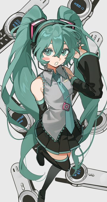 初音ミク 「#初音ミク 18th」|Rellaのイラスト