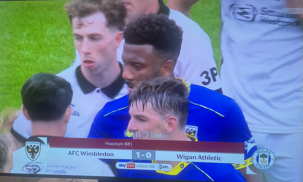 PaulRowleyRadio's tweet photo. Wigan Athletic losing their first 3 league games of the season for the 1st time in 32 years since the pre-Dave Whelan days under Kenny Swain in the 4th tier in 1994. #wafc bottom of League One without a league win in 6 since April 14. Wimbledon’s 1st lg win + 1st goal of campaign https://t.co/LXoVfhkOG0