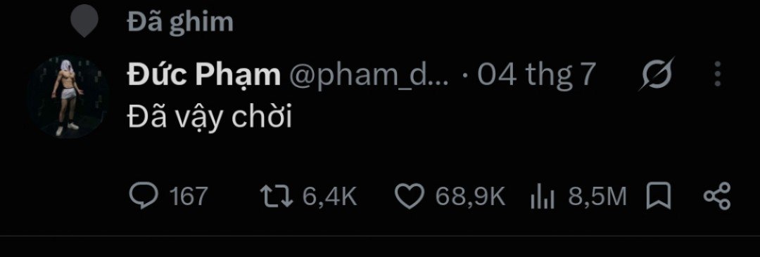 PhDuc1806's tweet photo. Đây là lượt tương tác của chiếc clip này trước khi bị đình chỉ😭 https://t.co/ZlhENfYu8C