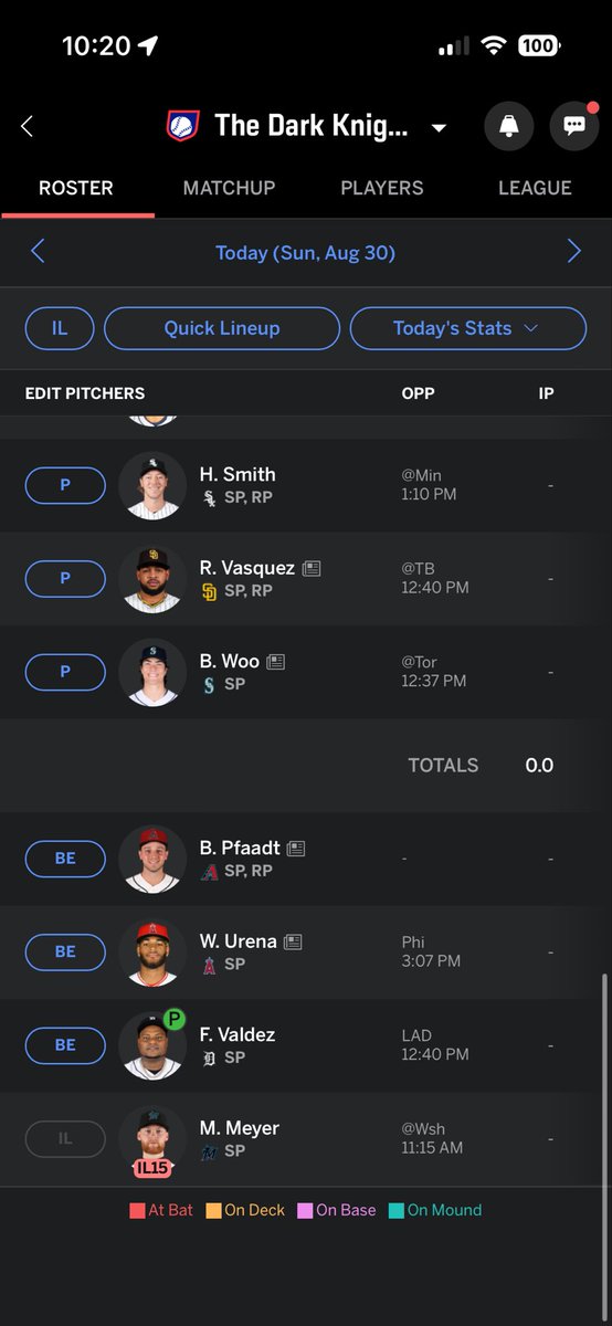 Nateronomous's tweet photo. @Andrew_FBB Who’d be your 6 keepers? I’ve sold off a lot of better talent this season. Going into next year with about 12 picks in the first 5 rounds. https://t.co/R53AX3T7Lx