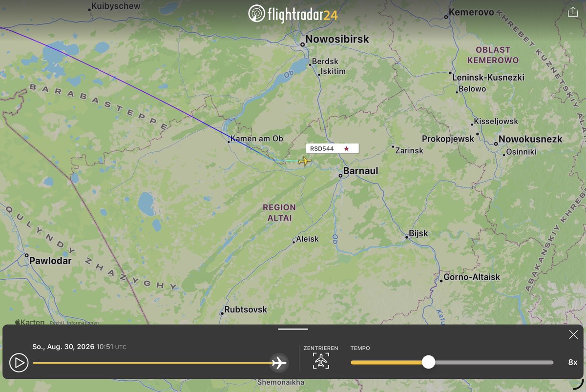holgidaun's tweet photo. Russia Special Flight Squadron Tu-214PU Airborne Command Post RA-64531 #14FC13 als RSD544 Flug von Vnukovo nach Barnaul
@thereccelizard
@Borrowed7Time
@IntelNightOWL https://t.co/HKnDbOsI6P