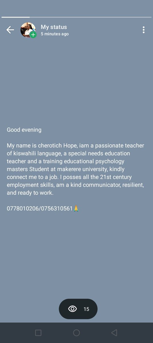 cherotich_hope's tweet photo. Kindly reshare this until a sister gets employed🤣🙏🙏 https://t.co/t4jSDq5ePd