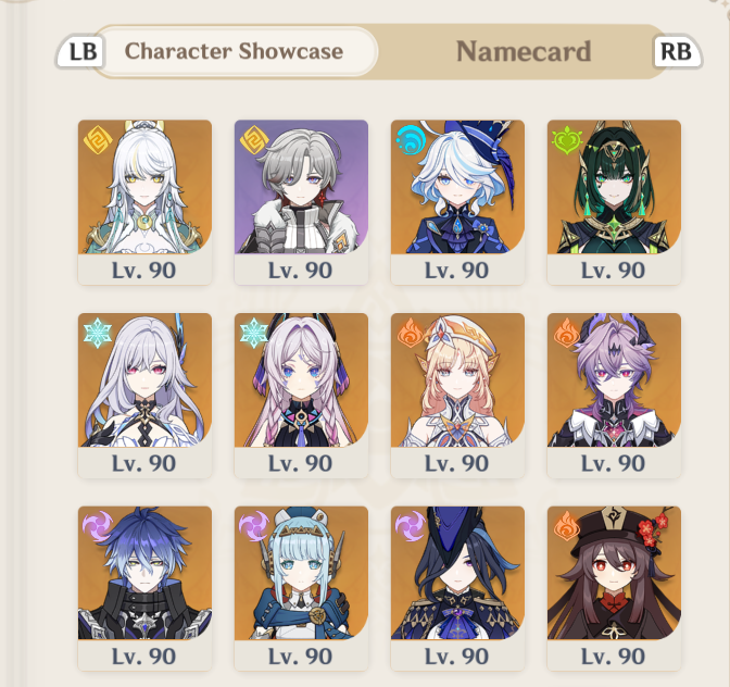 RubyRubyRWBY's tweet photo. Considering at one point Hu Tao and Clorinde were my only limited characters and I was trying to explore without anyone even above Level 80 except Diluc looking at this now is crazy but I love all of them 🥹 https://t.co/N06qP84096