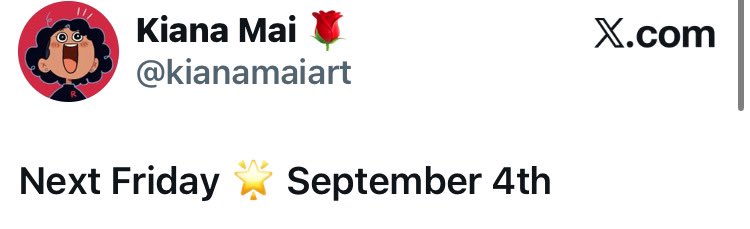 idwtbamg_'s tweet photo. ‼️🚨 Kiana Mai has revealed that NEW OFFICIAL I don't want to be a magical girl merch will be available to buy September 4th, along with the fully animated version of the pilot being released on the SAME DAY https://t.co/hsRwE4phSC