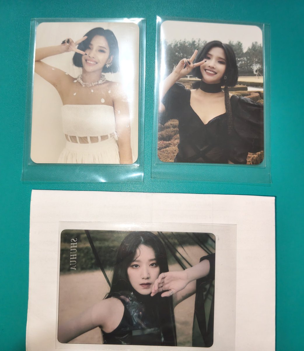 hereforYehWolf's tweet photo. WTS
Soyeon 150ea php
Shuhua 100 php
#gidle #idle #아이들 #minnie #shuhua #miyeon #yuqi #soyeon https://t.co/Z4jmLQPUz3