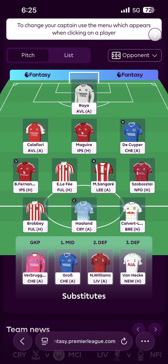 IssaFlynn1's tweet photo. GW2 is roll city #Fpl https://t.co/6JlHfz9hvg