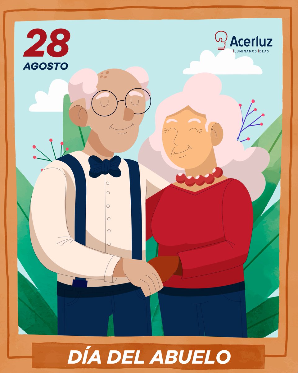 Acerluz_mid's tweet photo. Hoy felicitamos a la luz que ha guiado a varias generaciones: Los abuelos 🧓👵

✨¡Gracias por el cariño y las enseñanzas! ✨

#diadelosabuelos #diadelabuelo https://t.co/rOTXjHYrK6