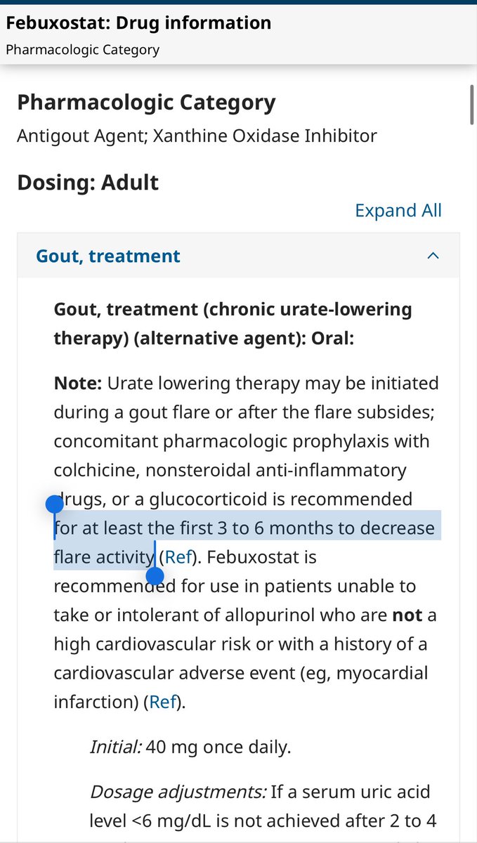 promisealharbi2's tweet photo. #gout
#febuxostat
العلاج هذا متوفر في وزارة الصحة https://t.co/ulq5zRWcQd