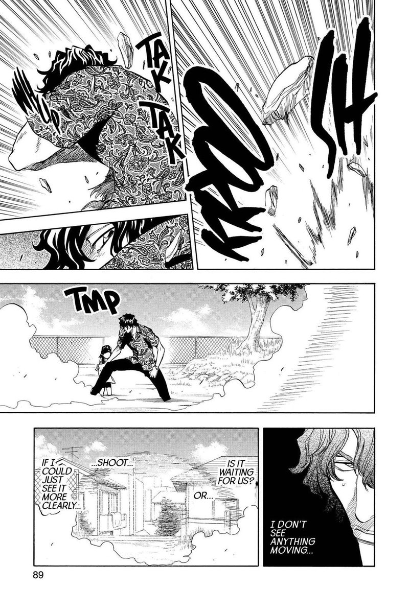 Alby_The_Otaku's tweet photo. I love how differing levels of seeing these "spirits" mattered early in the series #ALBYBL https://t.co/Rbyn8bgIU3