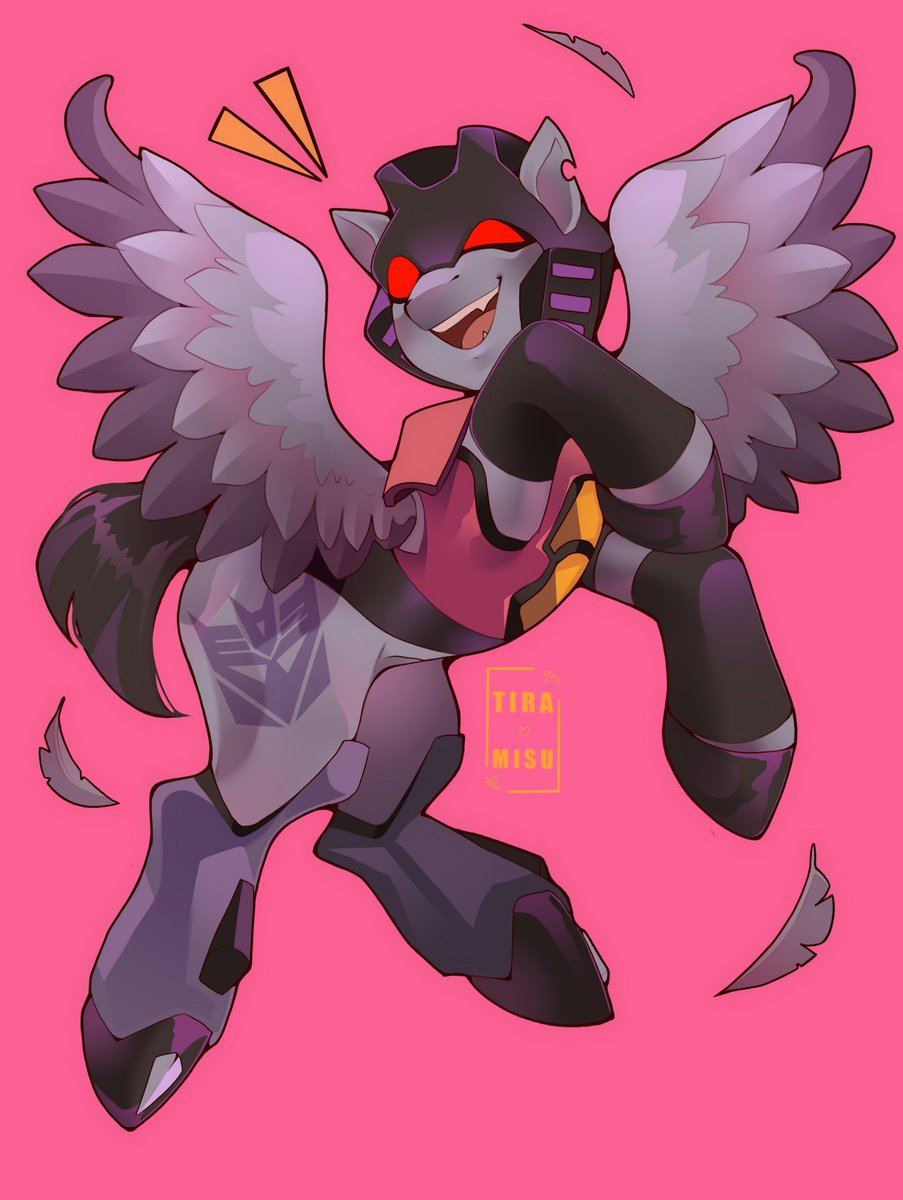 Tiramisu_uart's tweet photo. pony carousel 2/2 ⭐️

#transformersanimated #mylittlepony #starscream #swindle #longarm #shockwave https://t.co/xzhuOS69zN