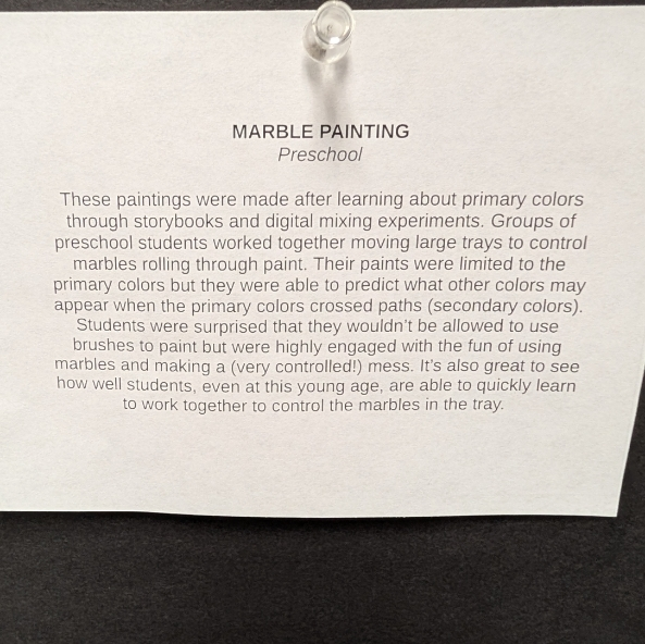 SRV_CUSD_4's tweet photo. Pre-school marble painting. Just a glimpse of some of the amazing things going on in the classrooms already this year.
#4teamvalley https://t.co/UO6aWdFXdY