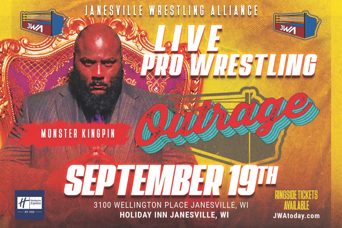 jwatoday's tweet photo. Monster Kingpin is set to debut at JWA Outrage. You’ve been warned. https://t.co/fPNyU15IJw
