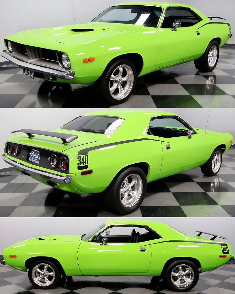 RestoMod804's tweet photo. 1973 Plymouth Cuda 💛🇺🇲 https://t.co/fvufuHw3x2