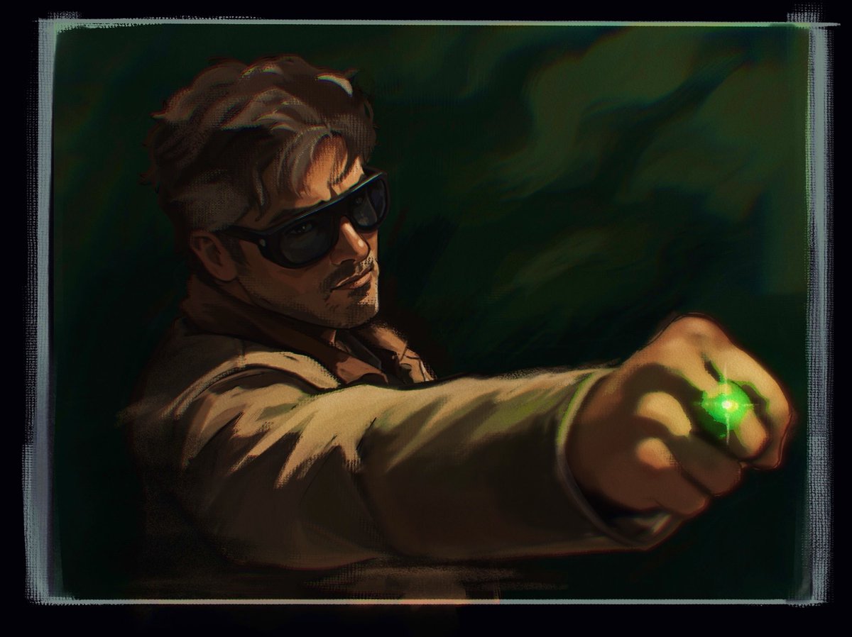 pommepony's tweet photo. now john watch carefully. this is how you farm aura. 🦅 

#haljordan #lanternsHBO https://t.co/XhhkptTZeS
