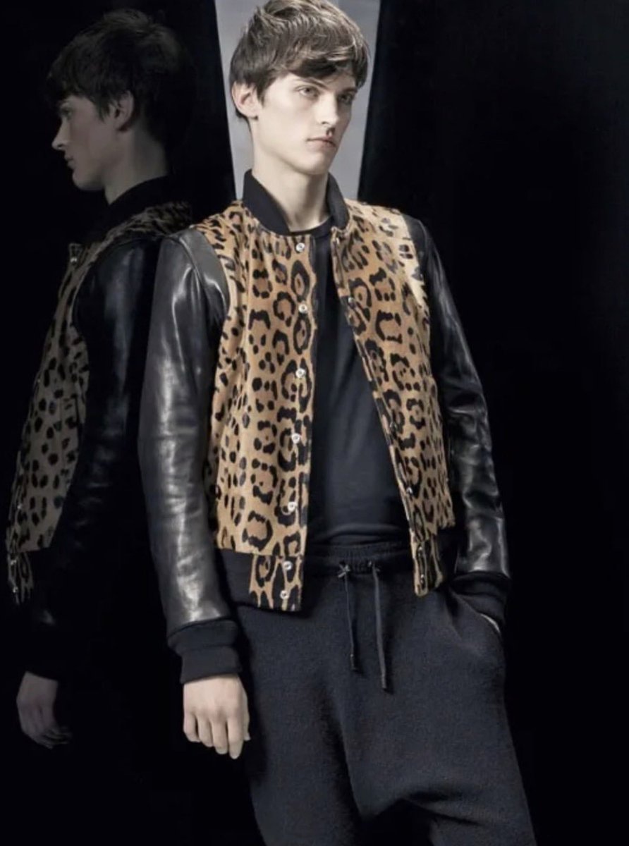 freebillin's tweet photo. Balmain FW14 Leopard Jacket. https://t.co/oq1yizy6kZ