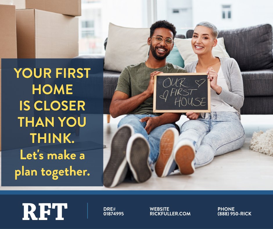 RickAFuller's tweet photo. Many first-time buyers are surprised to learn there are loan programs with low down payment options, closing cost assistance, and strategies that can make homeownership more affordable than they expected.

The hardest part isn't buying a home—it's knowing where to start. https://t.co/lzuCt1u9Lg