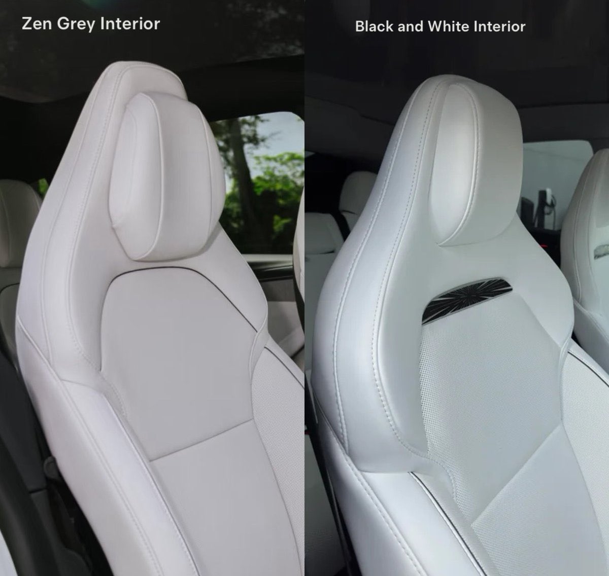 DigitalDaisyX's tweet photo. Zen Grey or White interior?

Tesla replaced the White interior on Model Y Premium trims across Europe with the new Zen Grey. I’m curious which one you prefer.

Here’s a close up of what it looks like. https://t.co/HSie8hF3OE