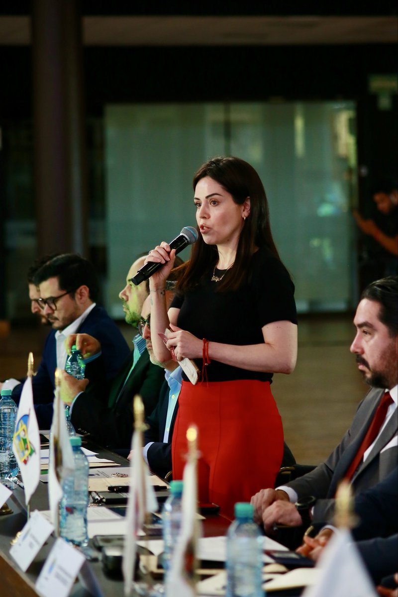 amsdemex's tweet photo. Comenzamos nuestra jornada con Patricia de Stefano García, Jefa de Oficina de la Coordinadora Nacional de Transformación Digital, quien compartió los avances en materia de simplificación y digitalización de trámites.

La nueva Ventanilla Única de Comercio Exterior representa una oportunidad para agilizar importaciones y exportaciones y fortalecer la interoperabilidad entre gobiernos. 🚀🤝🏼