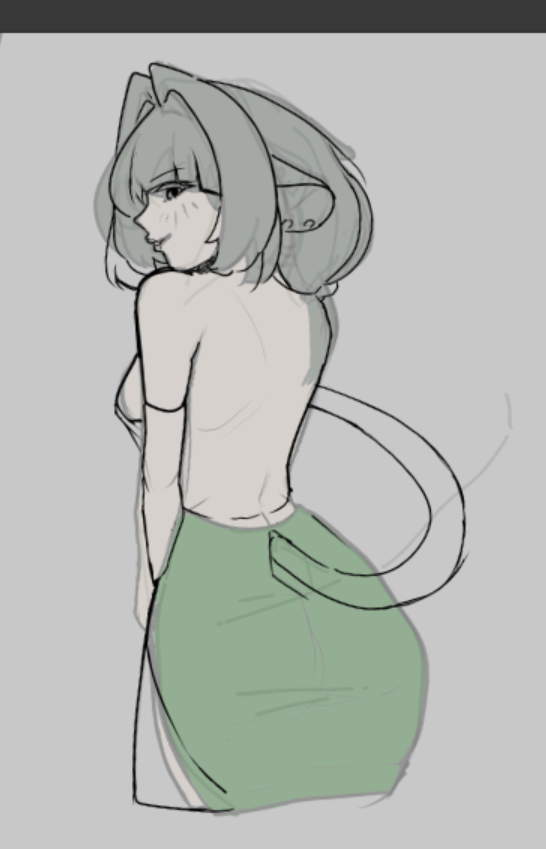 XilonenToast's tweet photo. Jane Doe evening dress wip
study of @KaatokunArt 's style!
...i have no idea what i'm doing XD
#ZenlessZoneZero‌ #JaneDoe https://t.co/iG9skzgEQj