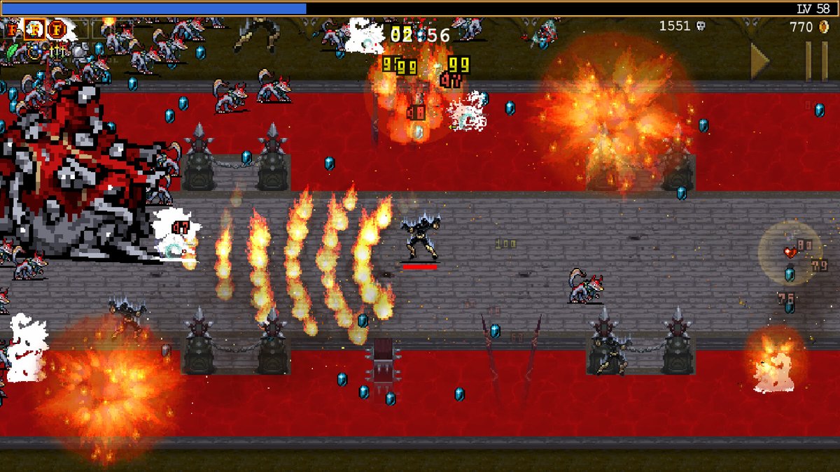 gamespark's tweet photo. 『Vampire Survivors』最新拡張DLC「Legacy of the Bloodmoon」リリース―10体以上の新キャラ・16以上の新武器・特大新ステージ追加
https://t.co/U32EwIFEcp　
6月に値下げされた第1弾DLCと同額で販売予定。
https://t.co/p1VqAum6tW https://t.co/UuccdQf6DY