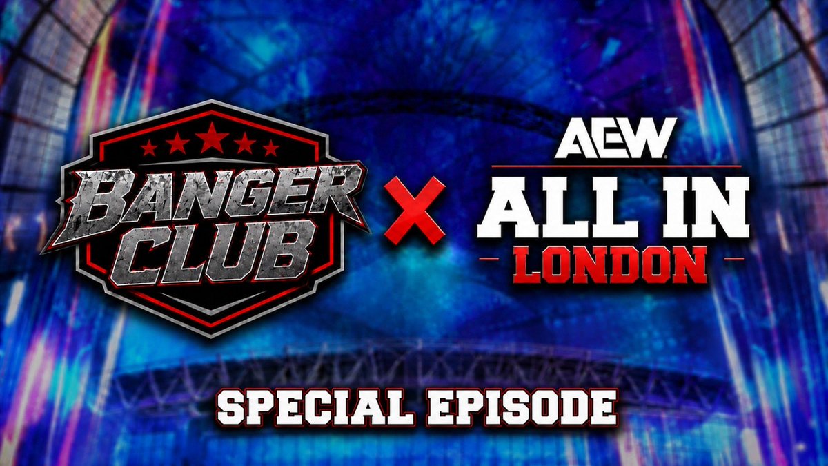 UnifiedCTE's tweet photo. Normalerweise kommen heute die Matches für die neue Ausgabe des BANGER CLUBS - wir sagen: schaut mal #AEWAllIn 😏

Banger Club X AEW All In London

#wwe #aew #ospreay #kennyomega https://t.co/i1UJPJqc1a