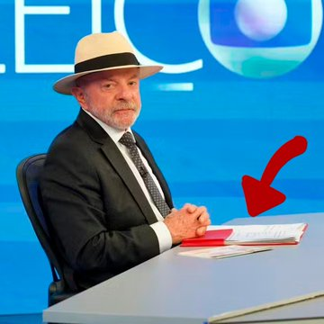 meioindep's tweet photo. 🚨VEJA: Lula levou anotações na sabatina do Jornal Nacional, o que não foi permitido para outros candidatos https://t.co/zJbmUqvSRP