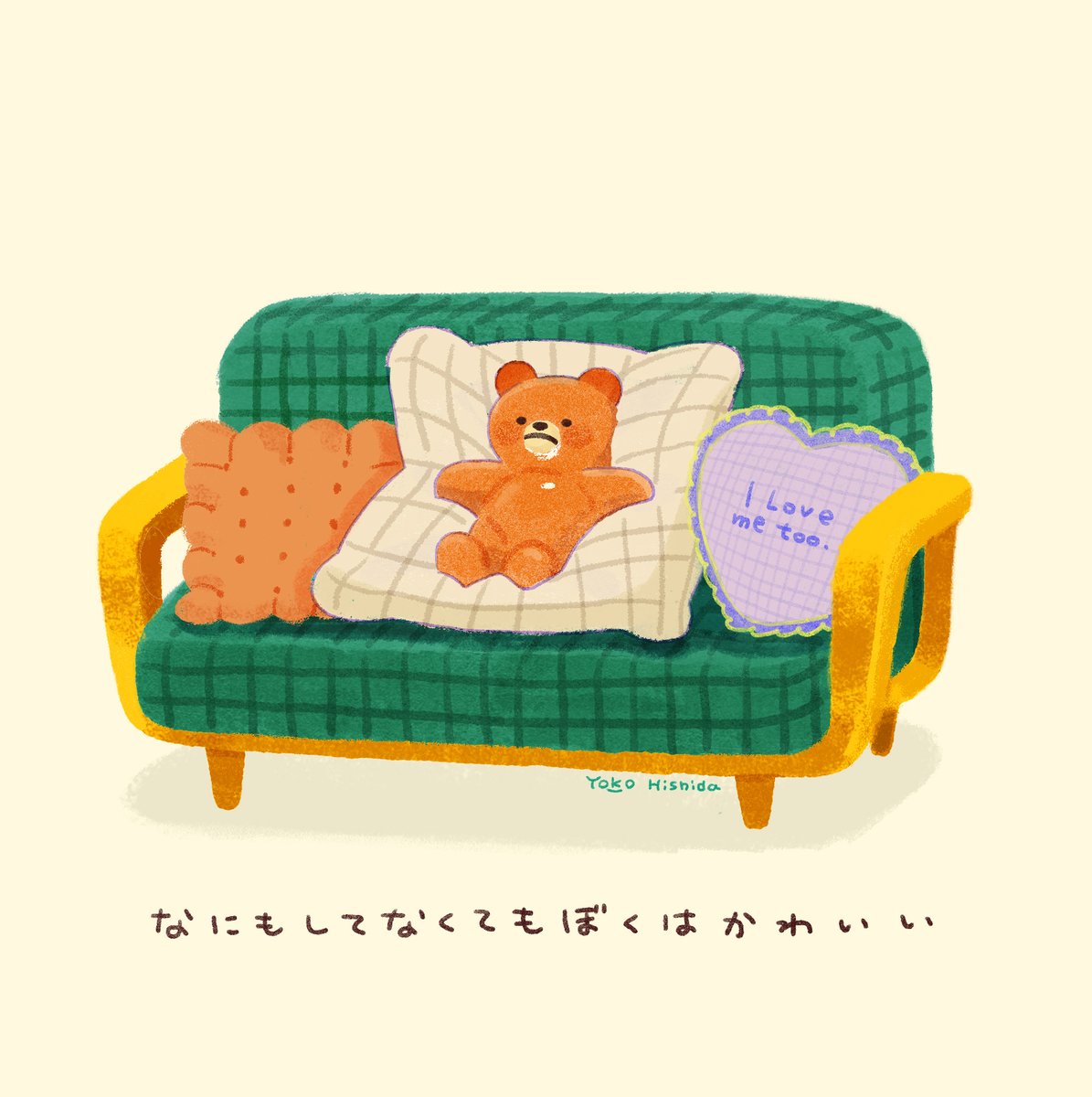 choro_o's tweet photo. これくらいの自己肯定感で生きていきたい🐻 https://t.co/Higybps8Qh