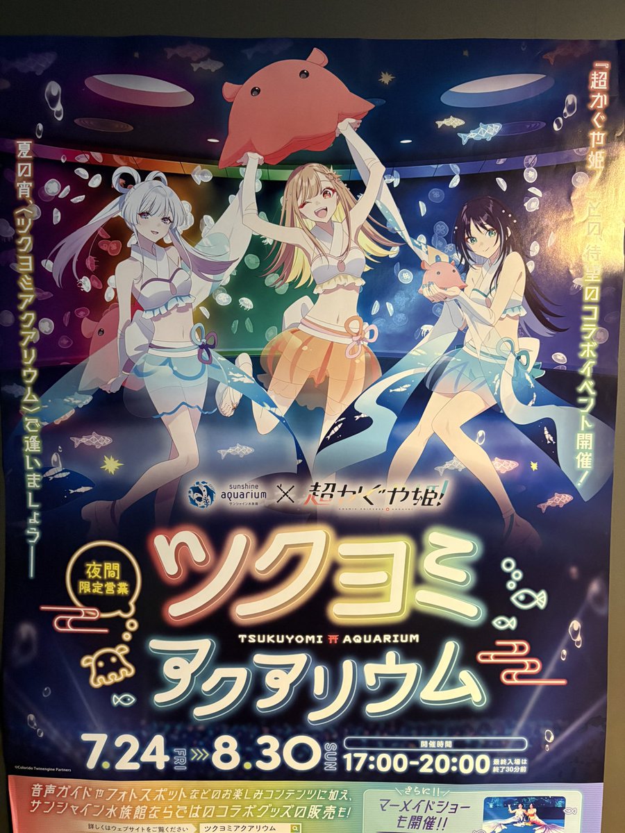 twins_evil2's tweet photo. サンシャインのツクヨミアクアリウム行ってきた
久しぶりにサンシャイン行ったけど、都心部の中ではしっかり展示詰め込んでるなと思った
あとオタ公グッズも出してもええんやで... https://t.co/JbsoWntPg6