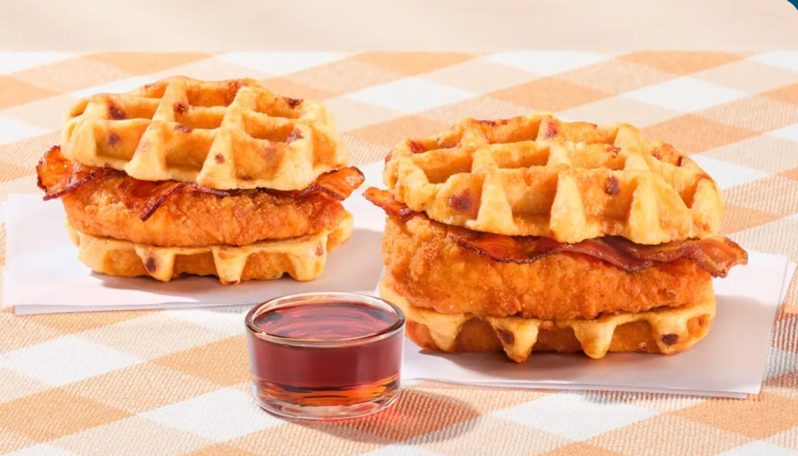 atlhaps's tweet photo. New Chick-fil-A Chicken & Waffles Sandwiches (breakfast + all-day) + Sโmores treats started rolling out Aug 24.
Sweet + savory Atlanta comfort food alert.
Full details on https://t.co/uwCAcfPPoV Food & Drink
#ChickfilA #AtlantaFood #ATLEats #LimitedTime https://t.co/i8K7mfxDid