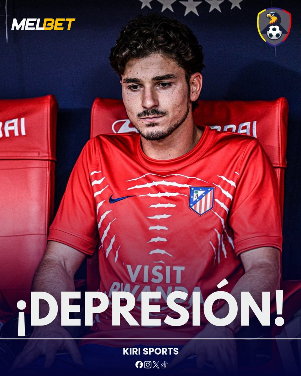 KiriSports's tweet photo. ¡ALERTA EN EL ATLÉTICO DE MADRID! 🚨🇦🇷🇪🇸💣

Julián Álvarez presentó un certificado médico al Atlético de Madrid donde se le diagnostica depresión. 

ℹ️: @COPE

Regístrate, pronostica y gana en MelBet con el Código: ¨KiriSports¨ o en: https://t.co/cutLu1dY9q 🎰 https://t.co/STdgajijE6