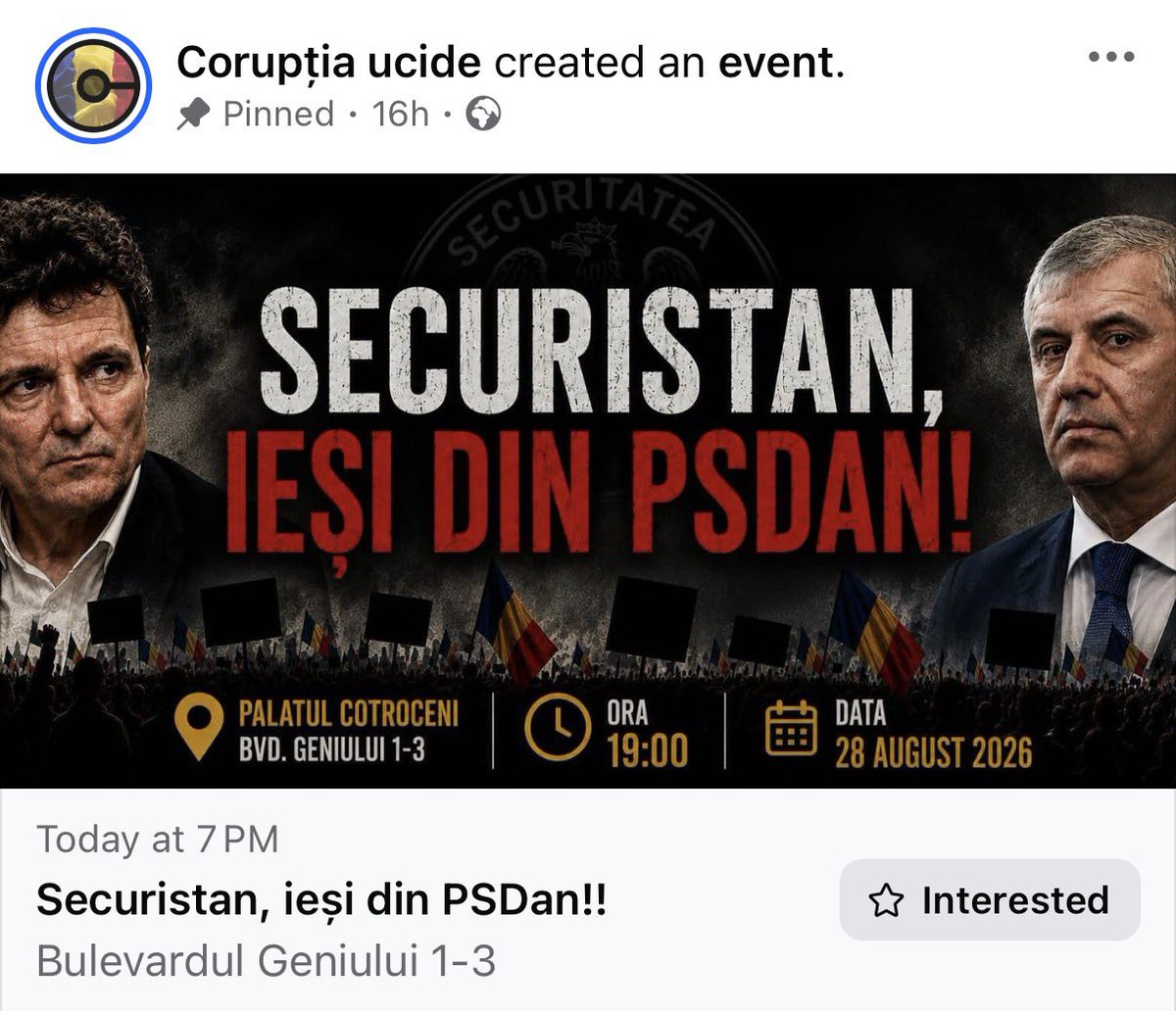 Oana_Eftimie's tweet photo. Se adună iar focile, conform scenariului clasic. De data asta vor să-l exorcizeze pe Nicușor Dan, ca să scoată „securistanul” din el. Să rămână doar „securistanul” din ei. 

Rețeaua e aceeași mereu: Recorder aruncă pe piață, vezi Doamne, un „documentar” — de fapt, un rahat ambalat cât să activeze triggerele turmei. Media aservită preia mesajul și îl multiplică, acaparând întreg spațiul public, apoi ONG-urile scot lumea în stradă.

Problema lor e că rețeta din 2017 și 2018 nu mai funcționează în 2026.

P.S. Noi, oamenii normali, n-avem nicio miză în lupta dintre găști. Dimpotrivă, ar trebui să ne luăm popcorn, pentru prima dată în 6-7 ani, există o breșă în sistemul mizerabil care ne-a adus unde ne-a adus. Nu mai există un singur pol de putere, iar ruptura asta ar fi putut fi speculată. “Ar fi” - la trecut, acum e târziu.
