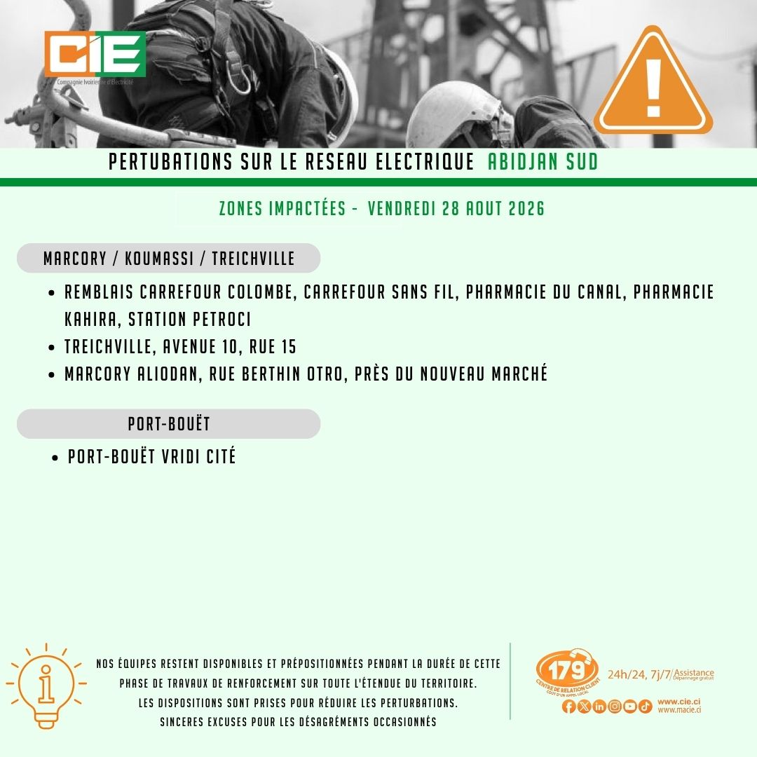 CIEofficiel's tweet photo. #InfosReseaux
#Abidjan https://t.co/ksXR6PKGFY