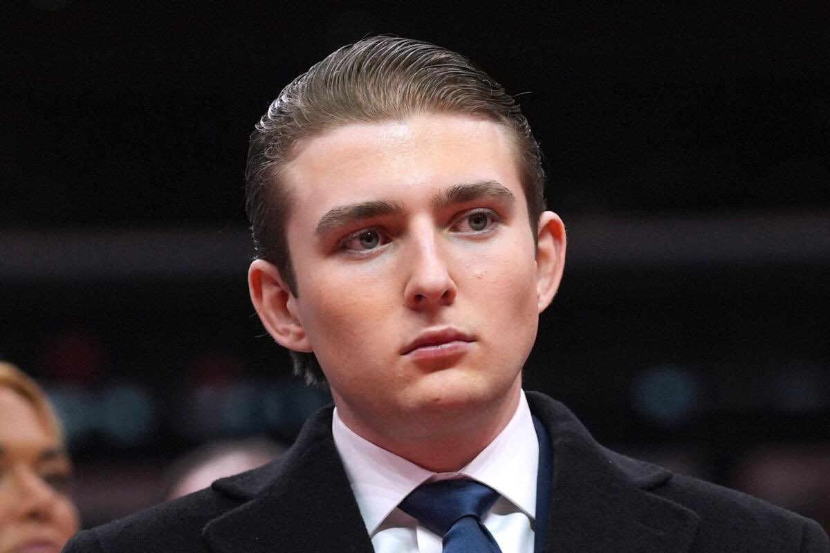 GuntherEagleman's tweet photo. 🚨 He’s 20 years old.

And he’s already living inside a security bubble because the world decided his last name is a target.

The NY Post reports Barron Trump is dealing with a wave of threats — including from Iran — while Secret Service stays locked in.

He also lived through Charlie Kirk’s assassination. He was close to Charlie. 

He watched what political violence actually looks like.

This kid didn’t run for office.
He just wanted a life.

Protect him. Period. 🙏🏻