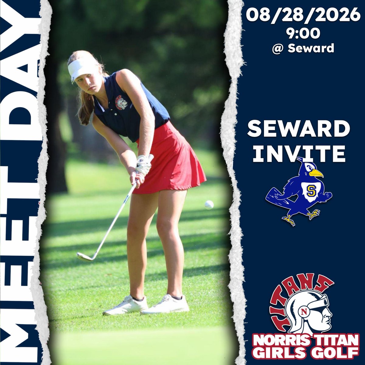 nsdgolf's tweet photo. NTG back in action at Seward C.C. for the Seward Invite. #NTG https://t.co/MPiiBljm6s