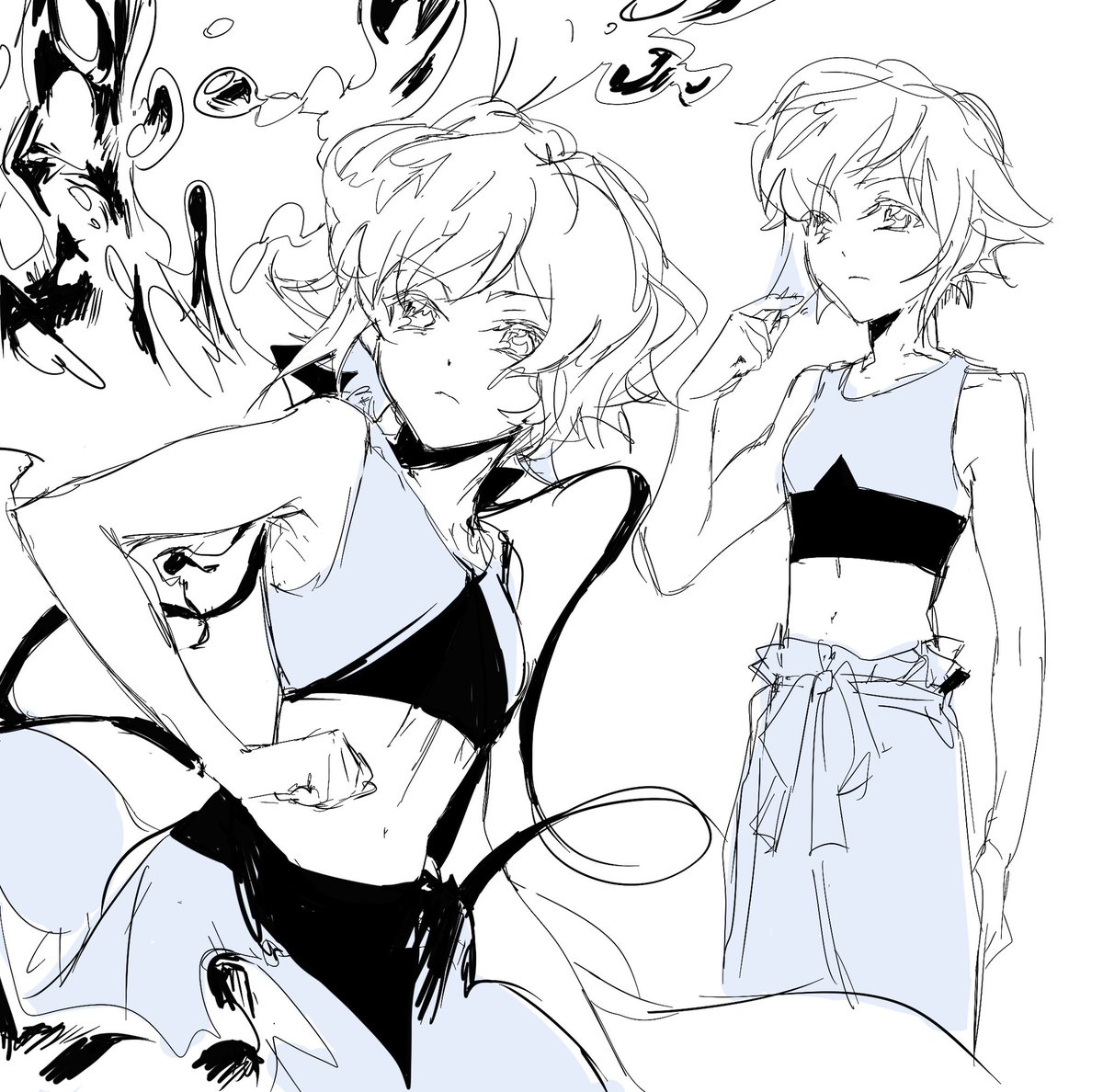 sayarin_2's tweet photo. #stevenuniverse I draw lapis and pearl！ https://t.co/bahL6C1383