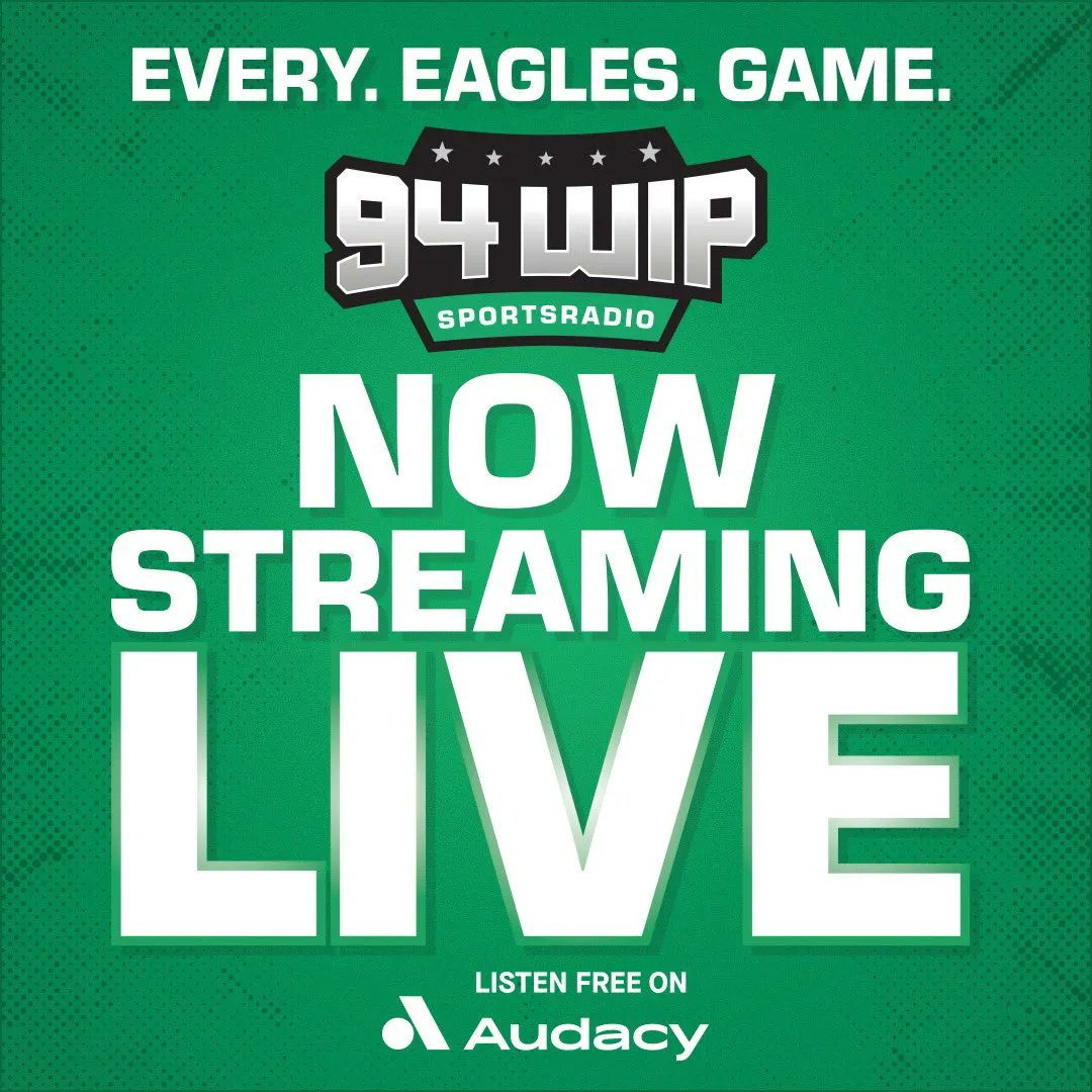 SportsRadioWIP's tweet photo. 🚨 Programming Note 🚨

🏈 Tonight's Eagles at Bengals preseason game (8:00pm) will be on 94.1 WIP-FM and the free @Audacy app with pre-game coverage beginning at 6:00pm. 

⚾️ Tonight's Phillies at Angels game (9:38pm) will be on @1210WPHT.

Birds x Phils. 🤝 https://t.co/wudgvYSDbK
