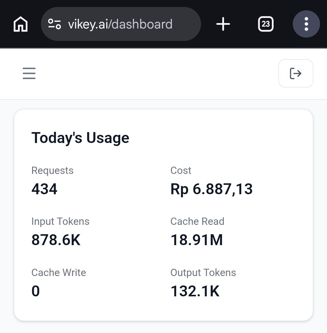 ajiasmara_id's tweet photo. Abis mecut AI buat monitoring modem via Whatsapp pake model GLM 5.3 Flash.

Sebagai vibe coder, ini pengalaman yg seru wkwk

Gas langsung test juga di @vikey_ai https://t.co/60zM4PwmWq