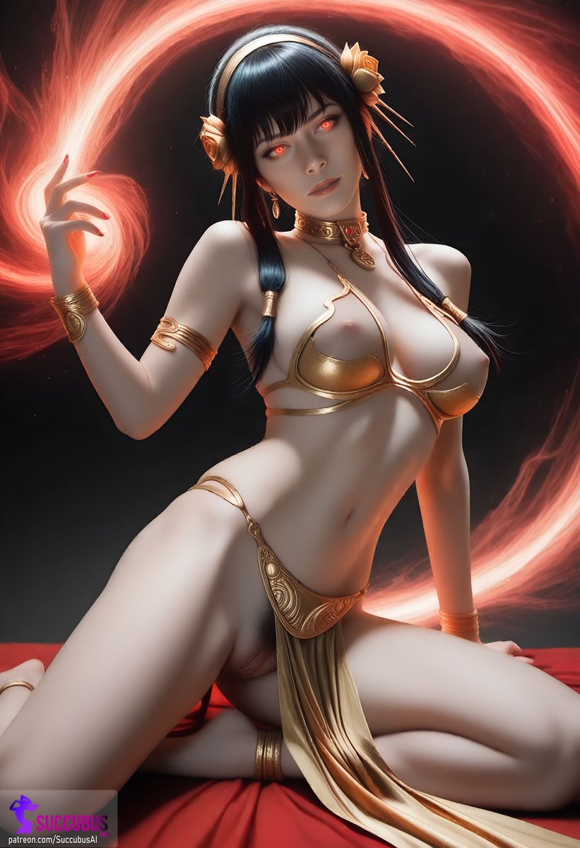 TheSuccubusAI's tweet photo. Yor... the assassin who never misses? Chain holds her, and power glows—yet she's spread, calm, already yours. https://t.co/PSwctjOqTh