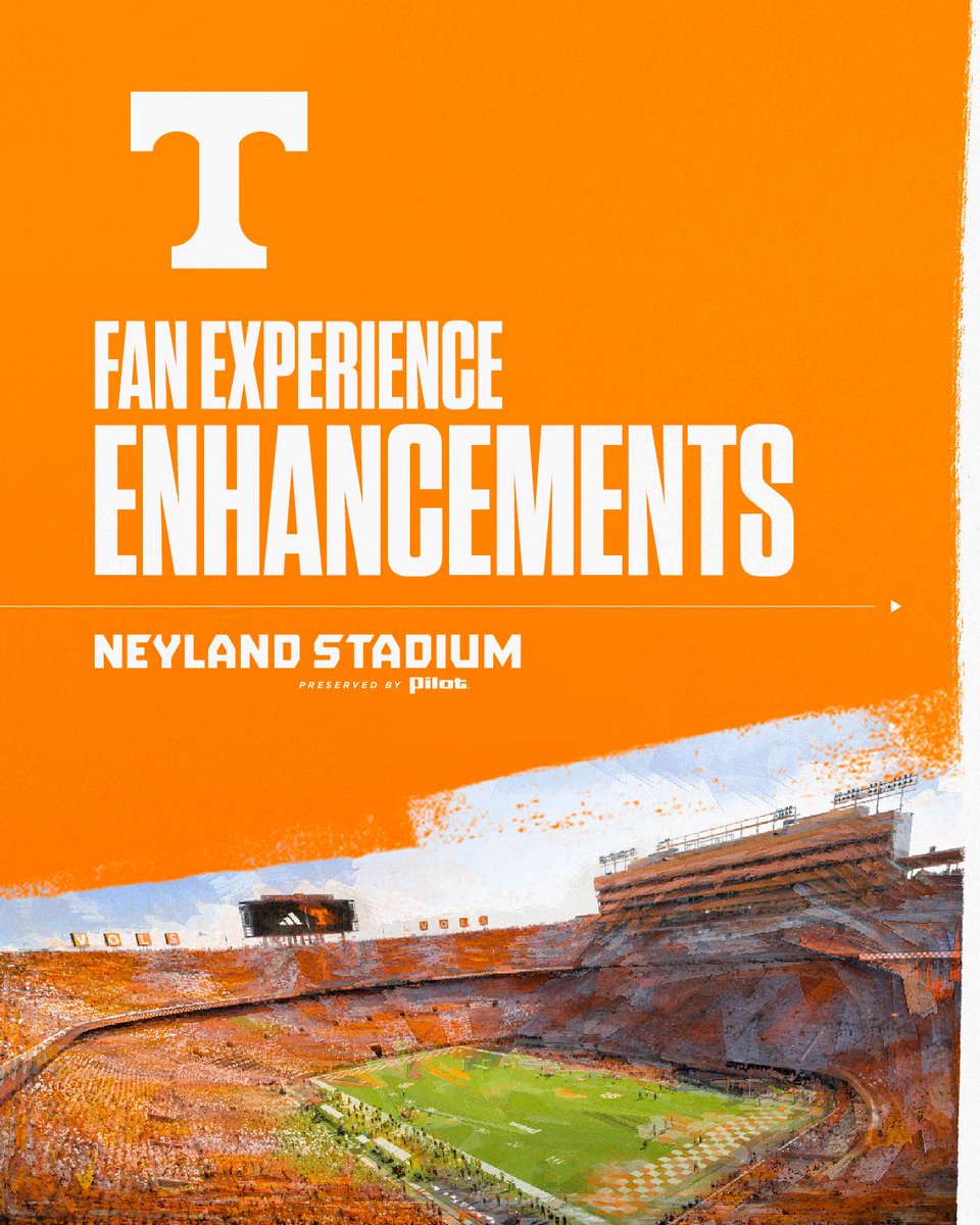 Tennessee Football: turn up the volume 🔊

all the upgrades → https://t.co/51aChxWULi

#GBO 🍊