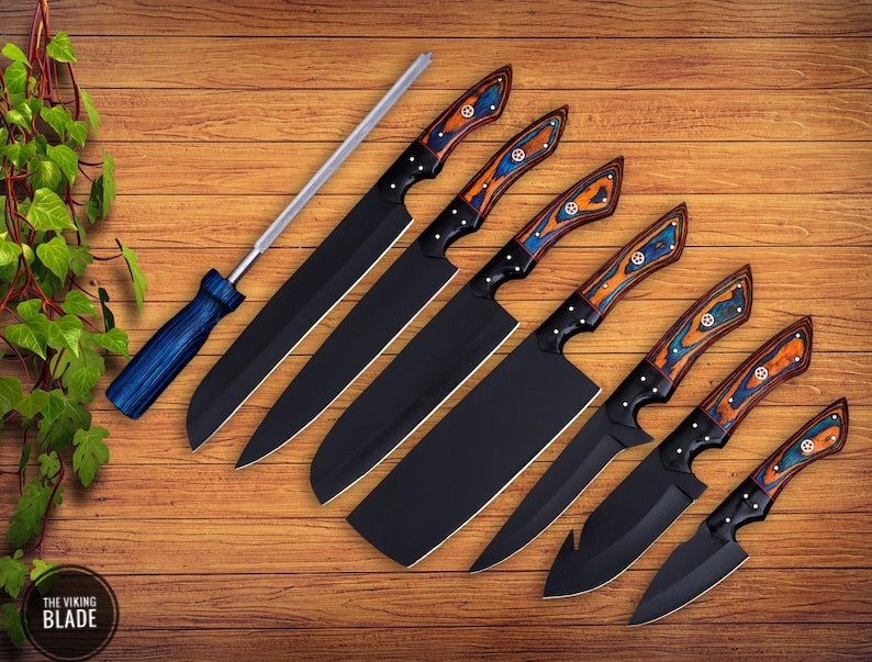 thevikingblade's tweet photo. ๐ฅ Handmade Chef Knife Set ๐ฅ
Upgrade your kitchen with a handcrafted chef knife set featuring razor-sharp cutting edges and a beautiful leather sheath roll. Perfect for home chefs, professionals & gifting. ๐จโ๐ณ๐ช
๐ https://t.co/N4JckP0dUx
#ChefKnife #KitchenKnives #Handmade https://t.co/DOTCA6I7B8