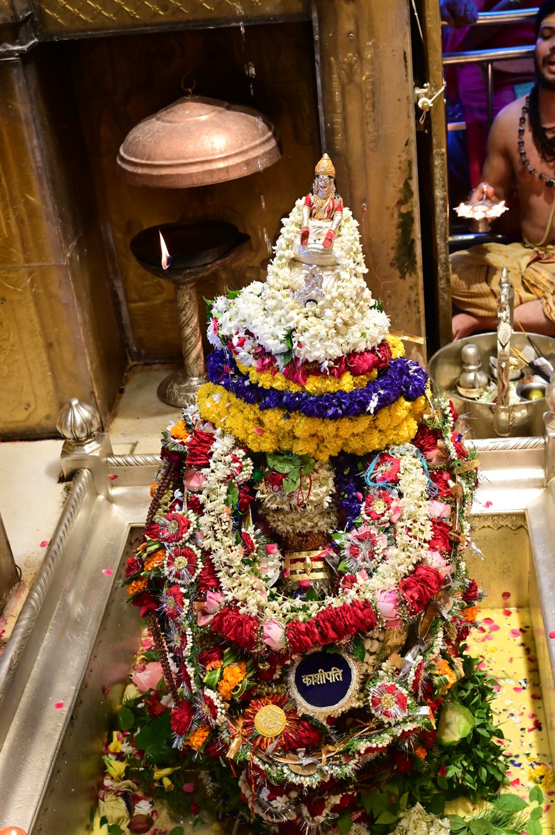 ShriVishwanath's tweet photo. श्रावण मास पूर्णिमा, श्री काशी विश्वनाथ जी की सप्तऋषि आरती I
#kashivishwanath #kashi #hindu #sanatandharma https://t.co/IQbxv5ThFH