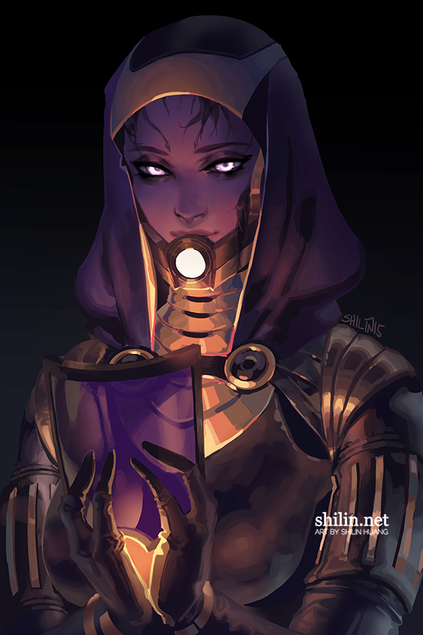 XenEnjoyer's tweet photo. One of my personal favorite pieces of Tali. I just love the playful look she has here. Plus she looks absolutely stunning.

Art made by @Okolnir https://t.co/gVNBX5DLbY