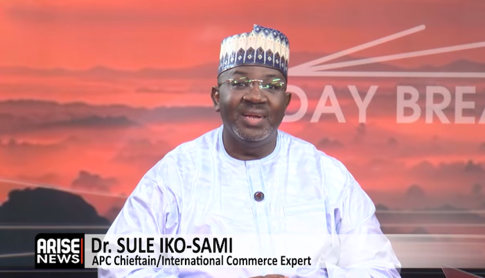 ARISEtv's tweet photo. APC chieftain, Sule Iko-Sami insists fuel subsidy removal is beneficial, challenging opposition to present a workable framework for reinstating it. https://t.co/qKADUfy20o https://t.co/1hvDXsWbp0