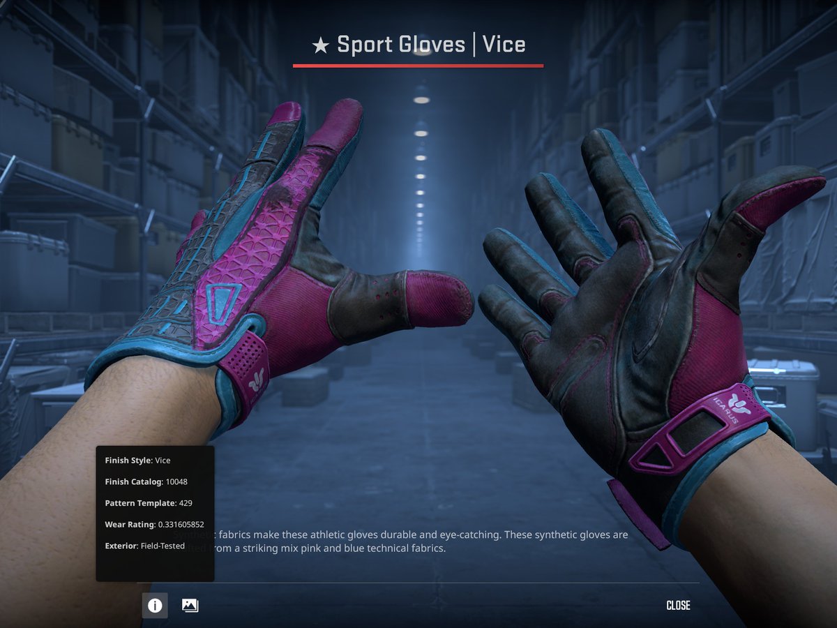 hobshy's tweet photo. Giving away a pair of vice gloves
Follow @MarketCSGO and myself
Retweet this post

Winner will be picked in 5 days, good luck! https://t.co/ofCGvls7mn