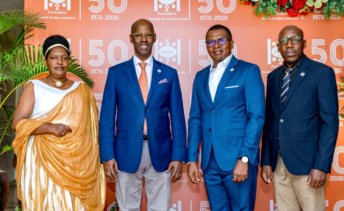 FAORwanda's tweet photo. Congratulations to @InadesRwanda on its 50th Anniversary! 🎉
Today, our Rep @Awdahir joined the Golden Jubilee celebrations and commended the strong FAO-INADES partnership in advancing sustainable agriculture, empowering rural communities, & building resilient agrifood systems. https://t.co/9TUVoSt13o
