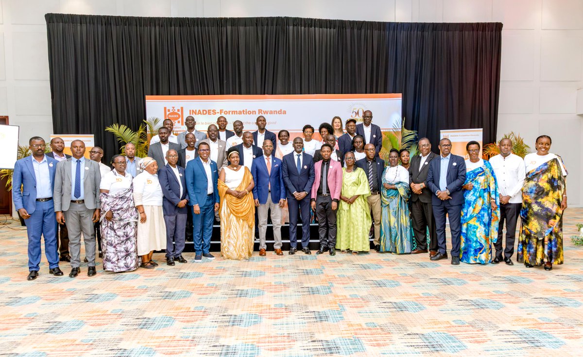 FAORwanda's tweet photo. Congratulations to @InadesRwanda on its 50th Anniversary! 🎉
Today, our Rep @Awdahir joined the Golden Jubilee celebrations and commended the strong FAO-INADES partnership in advancing sustainable agriculture, empowering rural communities, & building resilient agrifood systems. https://t.co/9TUVoSt13o