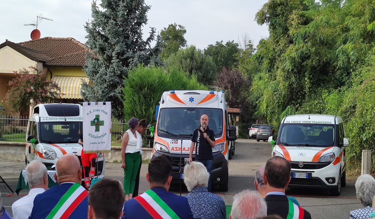 AnpasPiemonte's tweet photo. #Anpas Croce Verde di #Villalvernia: domenica 6 settembre inaugurazione del nuovo Fiat Doblò e sedia motorizzata per i #servizisocioassistenziali. https://t.co/6BEXeBxNwh https://t.co/Ud8ifp6obh