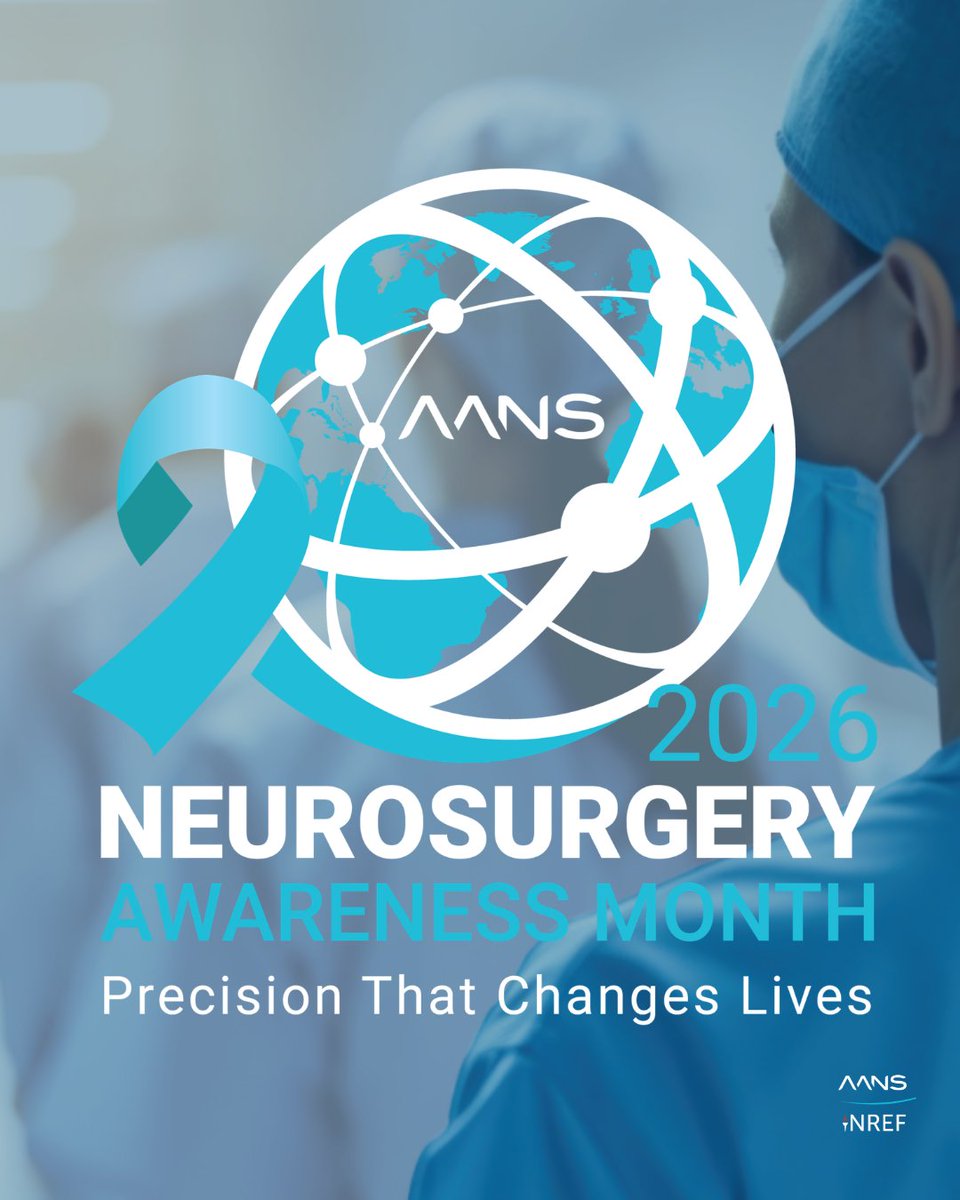 NREFORG's tweet photo. August is #NeurosurgeryAwarenessMonth, recognizing the people, progress and purpose that define neurosurgery. The NREF helps make this possible by funding early-career research, resident education and specialized fellowships that shape the future of our field. https://t.co/pvZShDgMPU