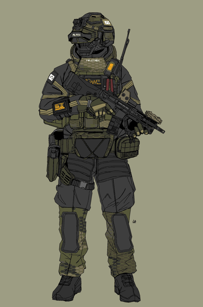 lobberstorm141's tweet photo. Militech Operator. https://t.co/hFJjgcffrN